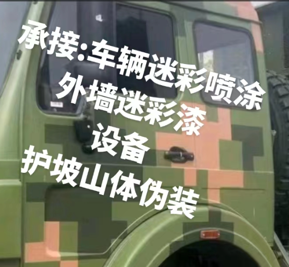 浦东外墙和地面的迷彩漆施工